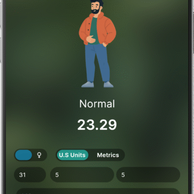 BMI Pro Calculator on the iPhone 16 Pro Max